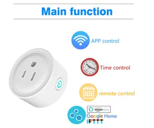 Aus gezeichneter Smart Plug US-Typ Wifi-Stecker Power Smart Funktioniert mit Alexa Google Home & IFTTT Smart Wall Plug