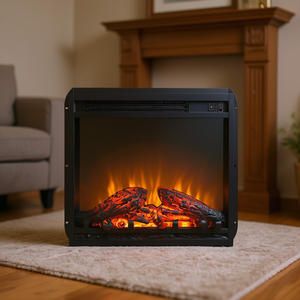 Chimenea Eléctrica Empotrable de 18 Pulgadas, Ultrafina, con Llama Realista, Independiente, con Protección Contra Sobrecalentamiento - Product Image 2