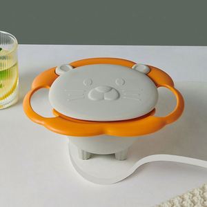 Assiette Gyro Anti-déversement Ancout pour Bébé, Bol d'Équilibre Rotatif à 360 Degrés, Assiette en Plastique pour Enfants, Stock Entrepôt - Product Image 4