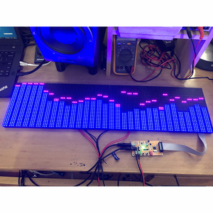 Écran d'affichage du spectre audio de la musique RVB en couleur KTV Stage LED Rhythm Light Indicateur de niveau de 64 modes <span class=keywords><strong>VU</strong></span> Meter DIY - Product Image 5