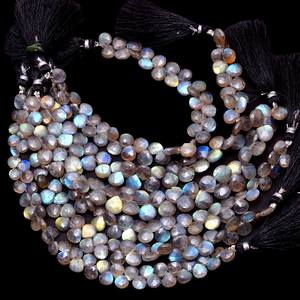 ลูกปัดอัญมณีกึ่งมีค่าขนาด AAA + ไฟแลบราโดไรต์คุณภาพสูงขนาด7มม.-10มม. สำหรับเครื่องประดับ - Product Image 1