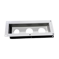 Grille de barbecue en métal chromé, en aluminium et acier inoxydable, découpée au laser, pliée et soudée, personnalisée, SQY