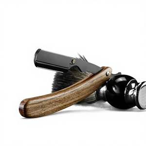 Stainless Steel Handle <b>Single</b> <b>Blade</b> <b>Razor</b> Stainless Steel Face Body Bikini Shaving Manual Barber Shop Use Male Disposable No - Product Image 1