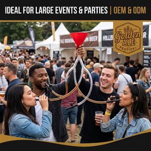 Entonnoir à bière à 4 sorties avec logo personnalisé, outil de boisson rapide pour fête, distributeur de boissons multi-joueurs, ensemble de <span class=keywords><strong>jeu</strong></span> <span class=keywords><strong>d</strong></span>'<span class=keywords><strong>alcool</strong></span>, articles de bar - Product Image 5