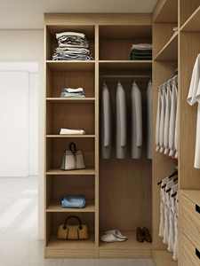 Comfortable Solid <b>Wood</b> Luxury Walk-in <b>Wardrobe</b> & Island with Modern Design for Bedroom Furniture - Product Image 3