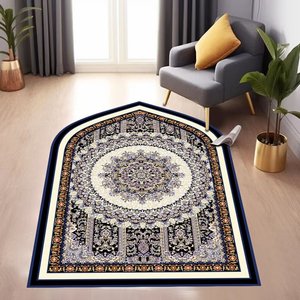 Tapetes de oración Tasbeeh para tapete de oración de viaje turco musulmán con funda extraíble Tasbih