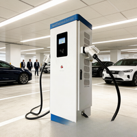Nueva Estación de Carga Comercial para Vehículos Eléctricos 120kW CCS2 Gun OCPP 1.6J, Solución de Estacionamiento para Flotas con Conector Dual Independiente Jinghu TA-DC-FD