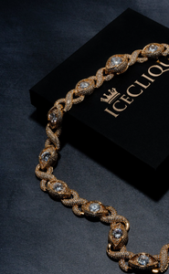 Chaîne cubaine en diamant de qualité supérieure pour homme, de style hip-hop, avec micro-pavé, pour femme, à porter lors de soirées, provenant d'Inde. - Product Image 3