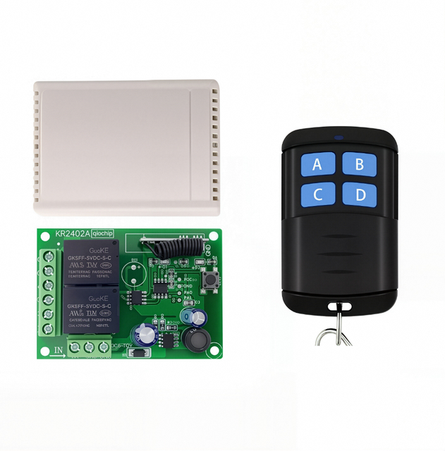 Wireless Remote Control Switch 12V-24V Two-way DC Motor Controller Rolling Shutter Door Garage Door Universal Remote Control