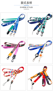 Cordón telescópico de dibujos animados fácil de extender, al por mayor, para tarjetas de estudiante, colgador de cuello, cuerda larga ajustable, soporte para credenciales y tarjetas. - Product Image 4