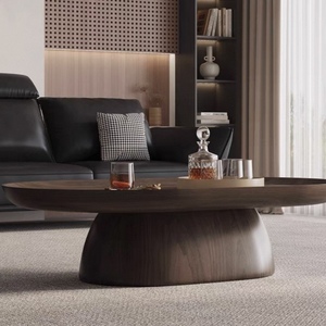 Tavolino da Caffè in Legno Impiallacciato, Stile Mid-Century Retro Wabi-Sabi, <span class=keywords><strong>per</strong></span> <span class=keywords><strong>Piccoli</strong></span> Soggiorni, Arredamento Casa, Vendita Diretta dalla Fabbrica - Product Image 3