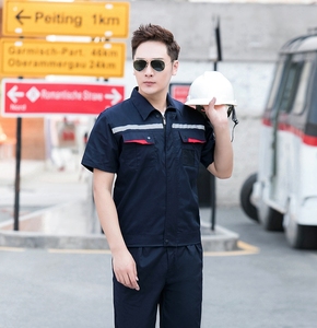 Promotional Top Quality Industrial Safety Workwear Jackets Pants Uniform Work Overalls Uniform for Men - Product Image 2