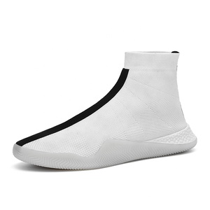 <span class=keywords><strong>Zapatillas</strong></span> de deporte de alta calidad para hombre, marca personalizada, marca personalizada, zapatos de moda para hombre, calcetín de velocidad informal de tela tejida - Product Image 2