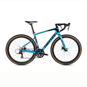 Bicicleta de Carretera Twitter Gravel 700c con Cuadro de Carbono, Frenos de Disco y Peso Ligero - Product Image 4