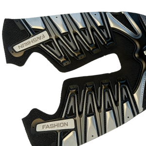 Tige de chaussure noire personnalisable, confortable, durable, respirante et anti-transpiration pour chaussures de sport - Product Image 4