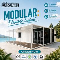 Maison conteneur extensible de 30 pieds, maison préfabriquée, maison modulaire, maison préfabriquée portable à vendre