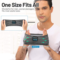 Écouteurs Bluetooth personnalisés pour le sport et la musique, avec bandeau doux pour le sommeil, certifiés CE FCC Rohs, pour le yoga et la course à pied