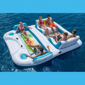 Bè Đảo Bơm Hơi Cho Trẻ Em Và Người Lớn Phao Bơi Hồ Biển Phao Bơm Hơi Ghế Dài - Product Image 1