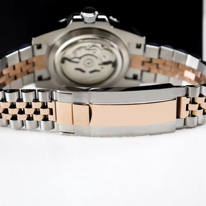 Montre automatique classique pour homme de qualité supérieure avec boîtier rond en cristal saphir, bracelet réglable, mouvement mécanique Nh34 - Product Image 4