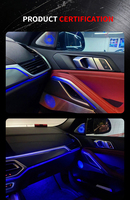 Kit d'éclairage d'ambiance LED RGB pour tableau de bord BMW X6 G06 LCI – Lampe d'atmosphère intérieure, accessoires de modification et de mise à niveau