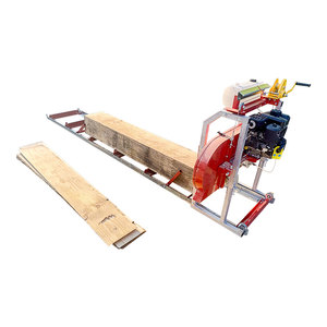 Segheria Mobile Orizzontale <span class=keywords><strong>Portatile</strong></span> 6.5HP/9HP/15HP con Macchina Bordatrice CNC e Spaccalegna - Product Image 3