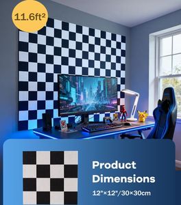 Paneles Acústicos Insonorizantes Modernos, Autoadhesivos, de Alta Densidad, Ecológicos, para Hoteles y Apartamentos, Éxito de Ventas de Fábrica - Product Image 2