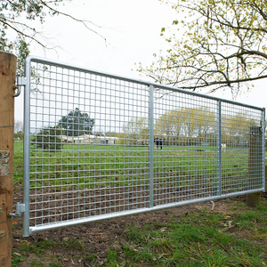 Vente en gros 3-12ft en acier galvanisé métal mouton cheval corral panneaux ferme champ treillis métallique portes - Product Image 4