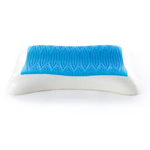 Cool Gel Pad espuma memória cama refrigeração travesseiro pescoço confortável travesseiro