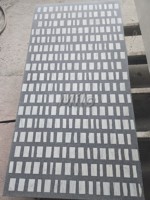 Terrazzo en marbre ML-OT011-White avec couleur de base grise