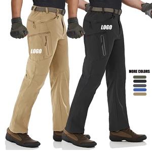 Mens Stretch Cargo Joggers Elasticated Waist Utility Work Trousers Multi Pocket | UK - View #3