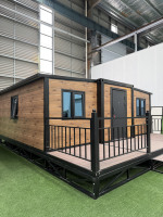 Casa Contenedor Prefabricada de Lujo de Estilo Contemporáneo, Totalmente Personalizable, Amplio Espacio, Casa Contenedor Prefabricada Expandible de Alta Calidad