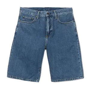 OEM Custom Logo Herren Blue Denim Cut Shorts Jeans
