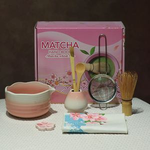 Tazón de matcha con pico vertedor, juego de herramientas para matcha, juego de matcha estilo japonés, juego de herramientas para matcha Hyabonri - Product Image 2