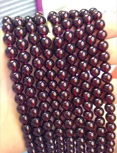 wholesale price garnet stone natural gemstone 8mm garnet stone beads for jewelry making