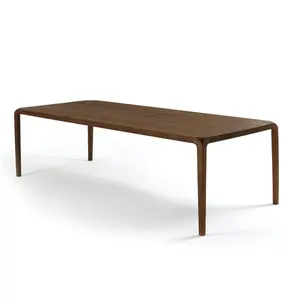 Sassanid OEM新到意大利极简主义遗产豪华餐厅时尚矩形实木桌子