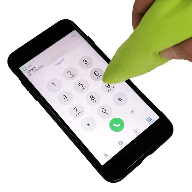 Color Conductive Microfiber Suede Leather Winter Touch Screen Gloves for Smartphone PU Blackout Feature