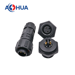 Conector de Cableado LED Impermeable IP68 AOHUA M16 de 2, 3, 4 y 5 Pines, Macho y <span class=keywords><strong>Hembra</strong></span>, con Bloqueo <span class=keywords><strong>Roscado</strong></span> - Product Image 4