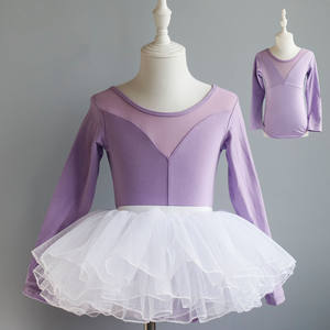 Pakaian Tari Balet Anak Perempuan, Gaun Tutu Lengan Panjang, Rok Balet, Pakaian Balerina, Penampilan Senam - Product Image 4