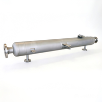 Échangeur de chaleur liquide-liquide à calandre en acier inoxydable, échangeur de chaleur à tubes pour refroidisseur d'eau et refroidisseur d'huile
