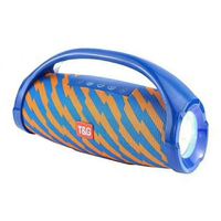 Speaker Portabel Nirkabel Stereo TWS Bass Outdoor TG 136 TG136 S8 dengan Lampu LED, Mendukung USB, Kartu TF, dan Radio FM