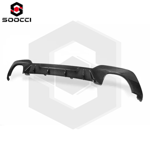 Difusor trasero de fibra de carbono estilo MP para <span class=keywords><strong>BMW</strong></span> Serie 3 <span class=keywords><strong>320i</strong></span> 325i 330i <span class=keywords><strong>G20</strong></span> <span class=keywords><strong>2019</strong></span> + divisor de labios de parachoques trasero alerón inferior - Product Image 3