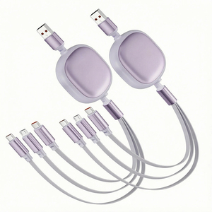 Vendita calda 3 in 1 cavo <span class=keywords><strong>USB</strong></span> retrattile per <span class=keywords><strong>iPhone</strong></span> ricarica caricabatterie <span class=keywords><strong>Micro</strong></span> cavo <span class=keywords><strong>USB</strong></span> per Android <span class=keywords><strong>USB</strong></span> tipo C telefono cellulare Multi - Product Image 1
