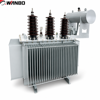 Transformateur immergé dans l'huile triphasé Wanbo-418 Wanbo S11 800 kVA 33 kV 0,4 kV pour la distribution d'énergie