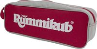 FuPai Rummikub - Permainan Asli Lengkap dengan Rak dan Ubin Ukuran Penuh dalam Tas Penyimpanan Kanvas yang Tahan Lama