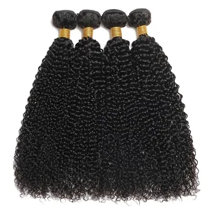 最高品質の未処理アフロキンキーカーリーウィーブグレード12a100人毛エクステンションブラジルの女性用バージン人毛バンドル