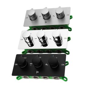 3 Handle Mixing Valve Body 2.5 In All Copper Ceramic Core <b>Hot</b> <b>Cold</b> Faucet Shower Valve V-010B - Product Image 1