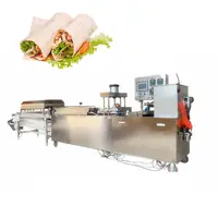 Düşük fiyat tortilla makinesi chapati maker gözleme börek ekmek makinesi hattı otomatik roti yapma makinesi için satış