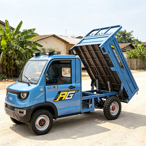 Camioneta Eléctrica de Cabina Individual con 4 Ruedas, Volquete Hidráulico para Entrega de Carga en Granjas Rurales, África y Sudeste Asiático - Product Image 2