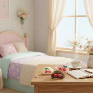 Pinzas para el pelo Z Cherry de 8 cm, acrílicas, decorativas, para mujer, estilo casual y dulce - Product Image 2