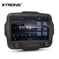 XTRONS Système de navigation stéréo Android 15 de 9 pouces 6+128 Go pour Jeep Renegade 2015-2020 QLED 4G DSP Sortie audio coaxiale BT5.4